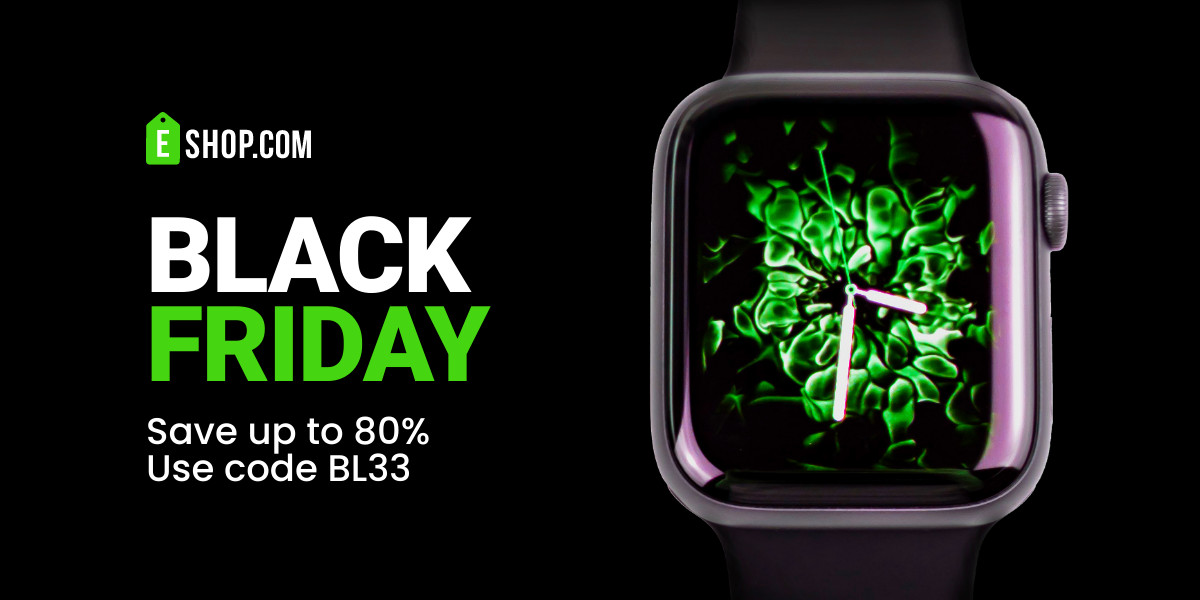 Black Friday Green Smartwatch 