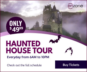 Halloween Haunted House Tour Inline Rectangle 300x250