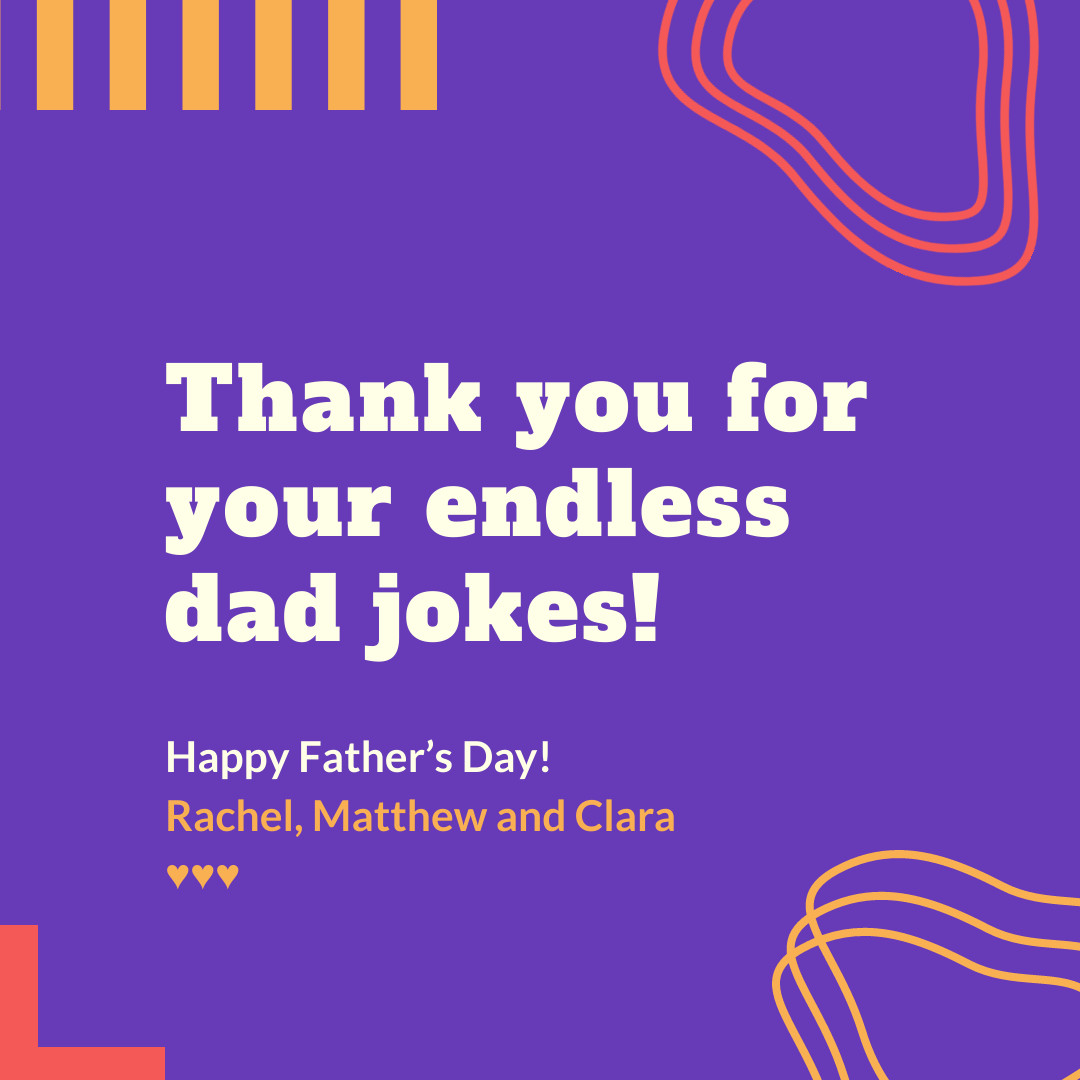 Thank You Father's Day Jokes