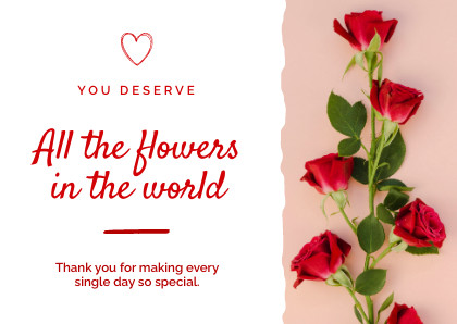 All the Flowers and Roses Valentine's Day 420x298 template