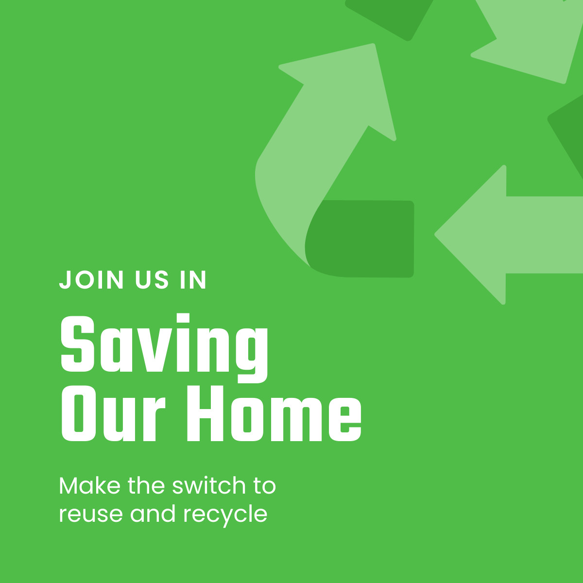 Save our Home and Recycle Earth Day