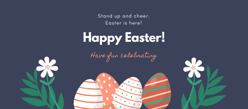 Stand Up and Cheer This Easter Facebook Cover 820x360