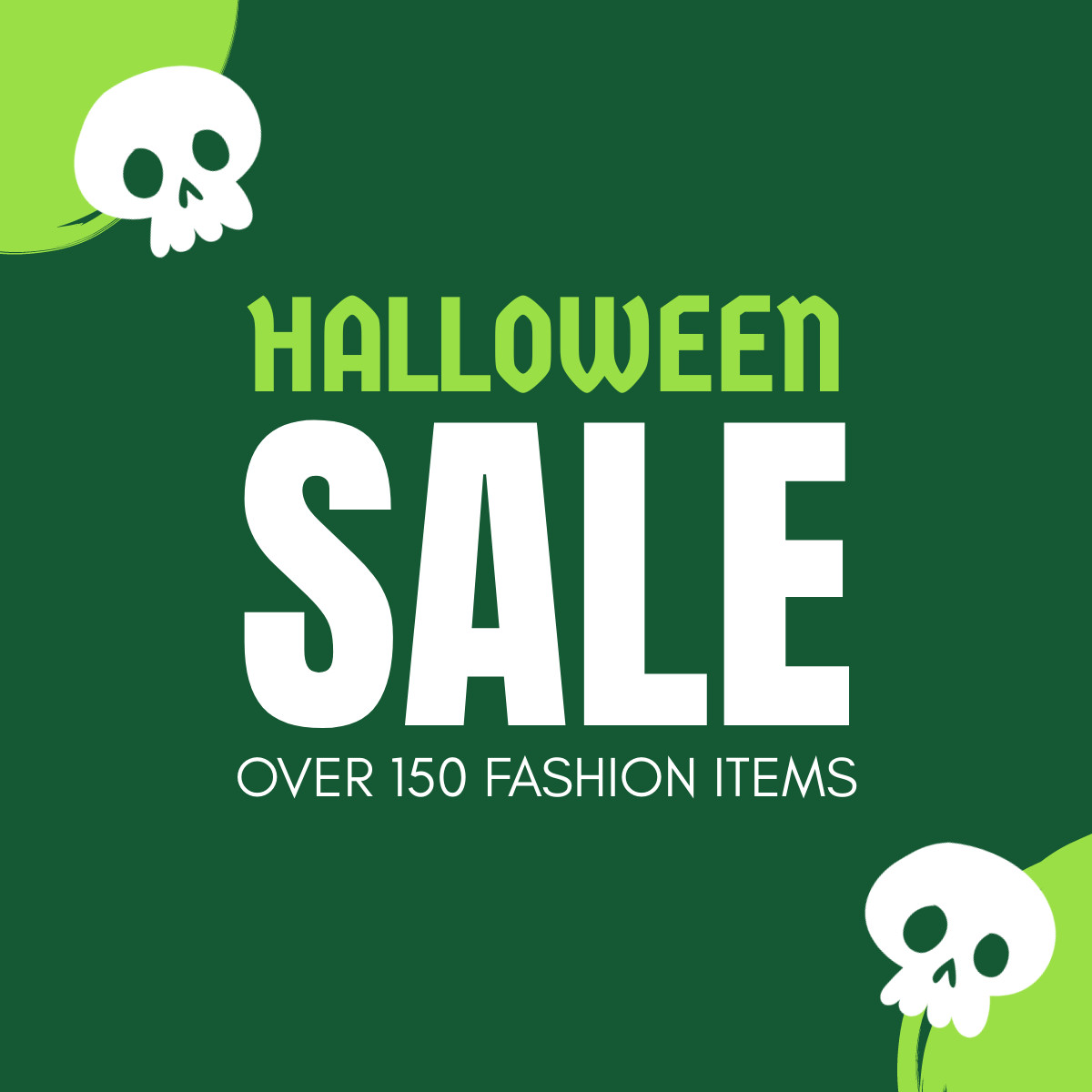 Fashion Items Halloween Sale