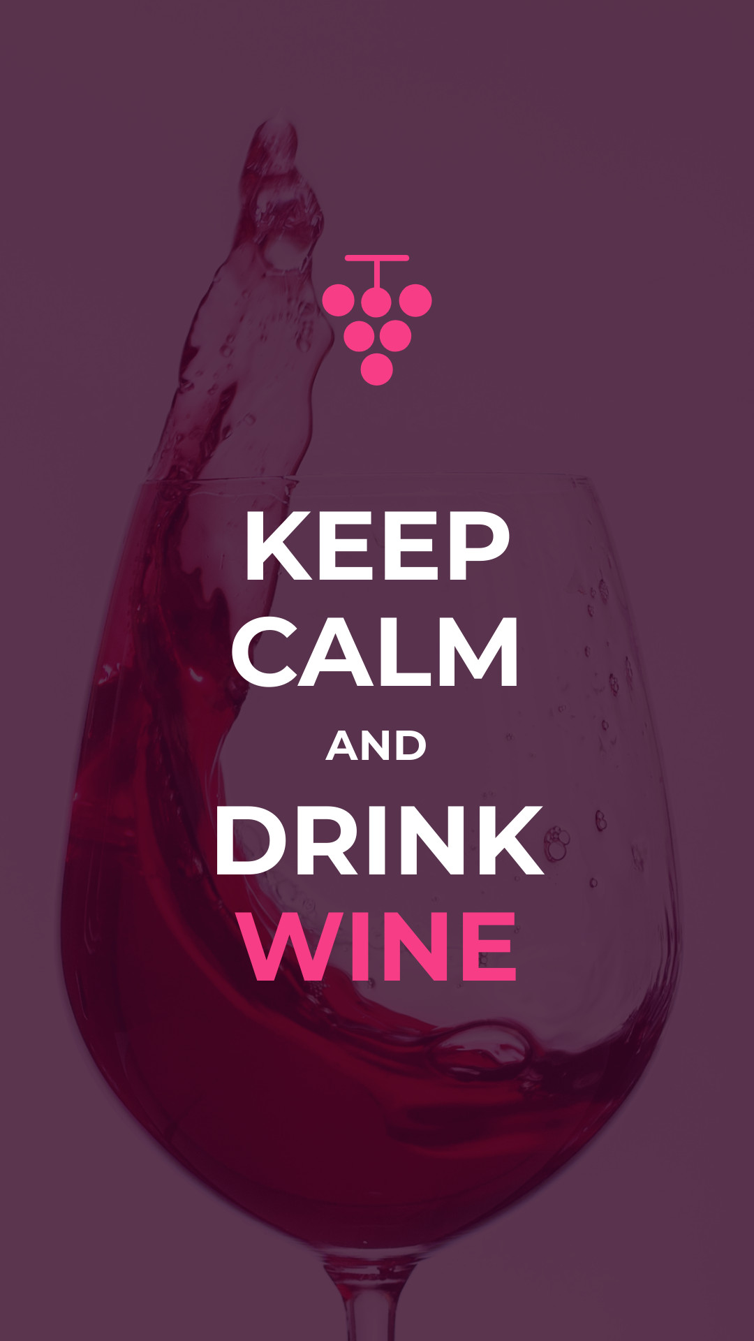 Keep Calm and Drink Wine Facebook Sponsored Message 1200x628