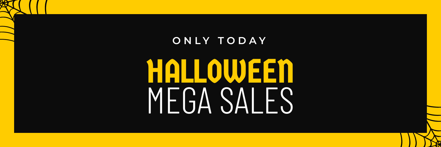 Halloween Mega Sales Only Today