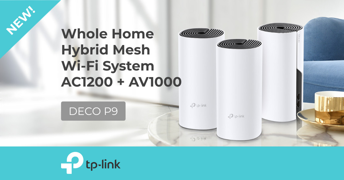 Tp-Link Hybrid Mesh Wi-Fi Deco P9