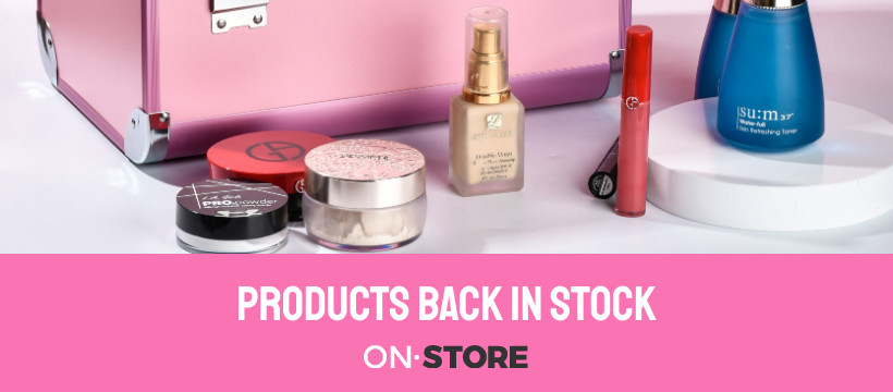 Beauty Products Back in Stock