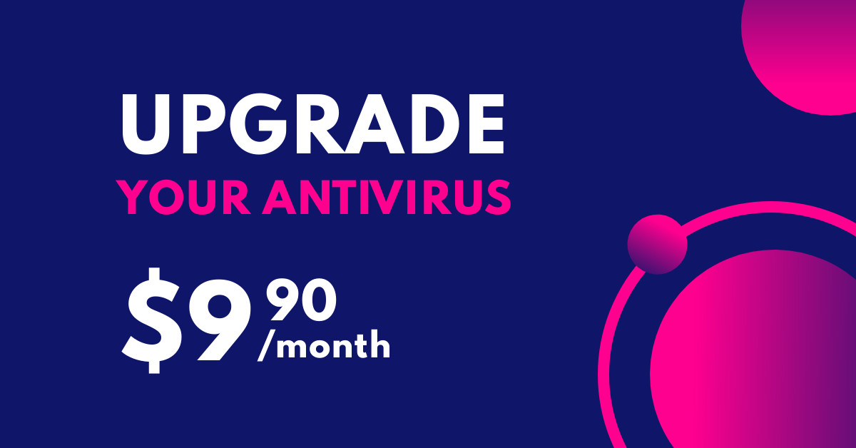 Blue Pink Upgrade Your Antivirus Inline Rectangle 300x250