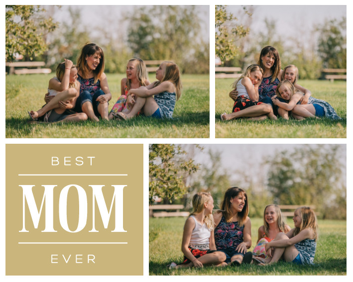 Best Mom Ever Mother's Day – Photo Collage Template 709x567 template
