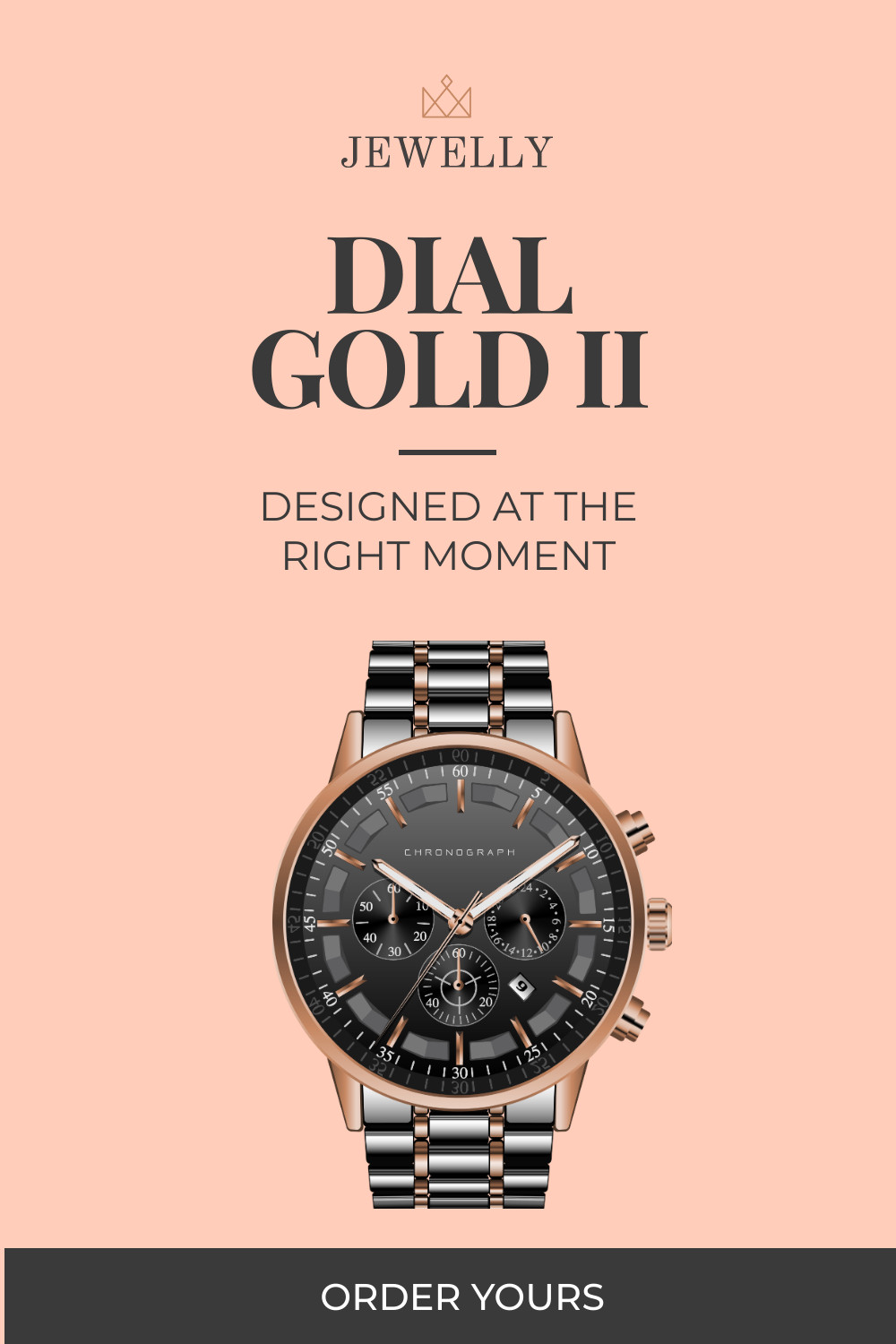 Dial Gold Elegant Watch