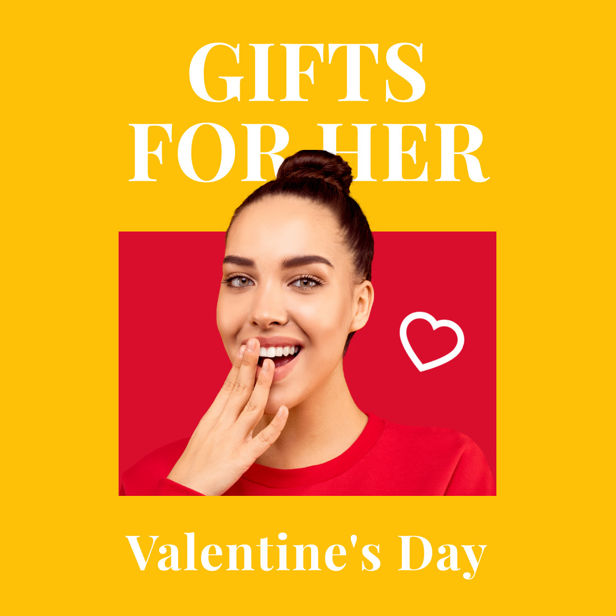 Valentine's Day Gifts for Her Responsive Square Art 1200x1200