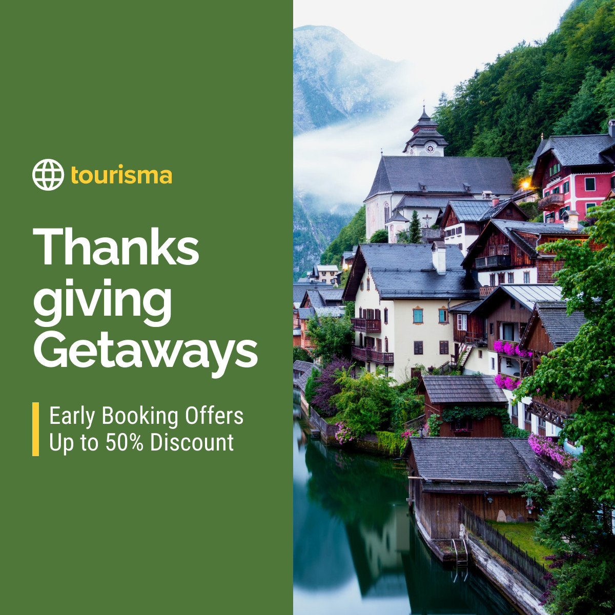 Thanksgiving Getaways Discount  Inline Rectangle 300x250