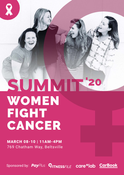 Cancer Summit 20 Women's Day – Flyer Template 420x595