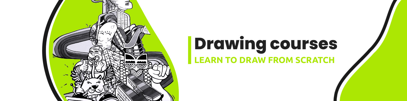 Learn to Draw from Scratch Linkedin Profile BG Linkedin Profile Background 1584x396