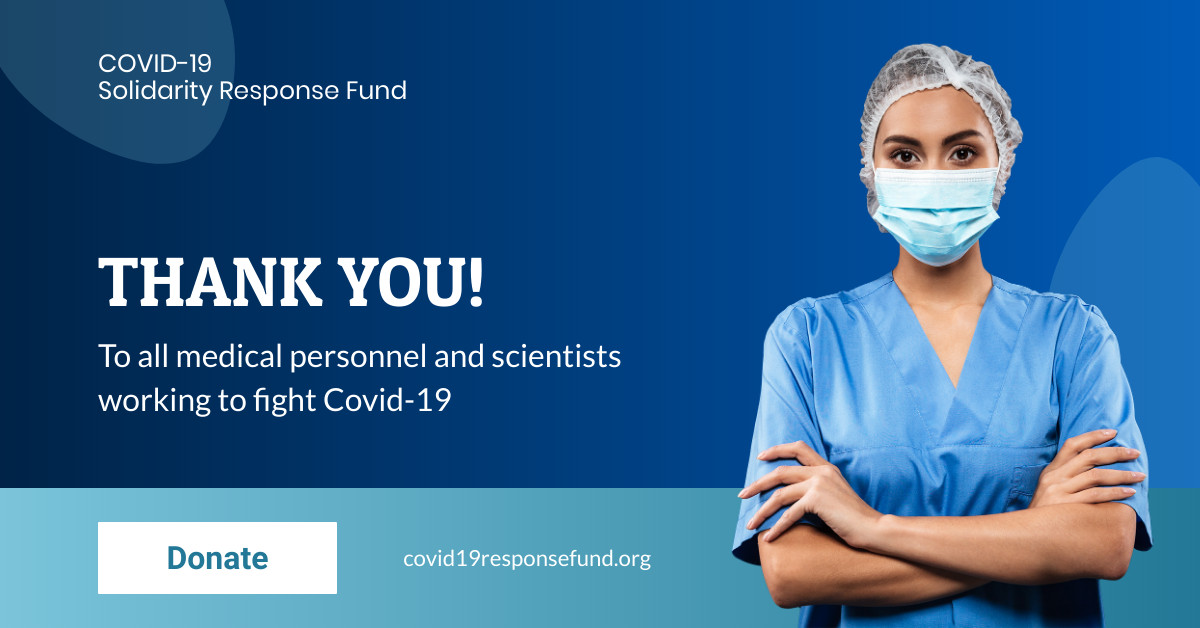 Thank you Doctors Donate against Covid19 Facebook Sponsored Message 1200x628