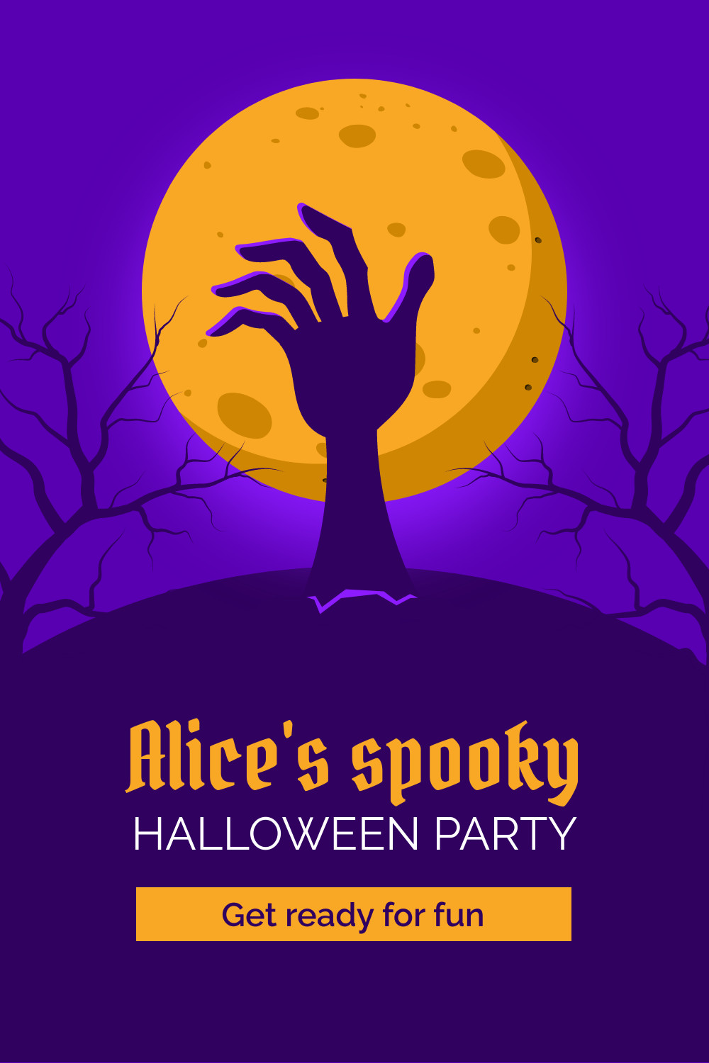 Halloween Party Ad Template