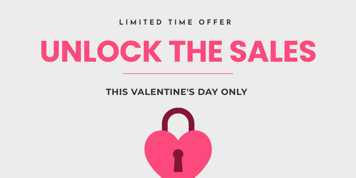 Valentine's Day Unlock Sales Facebook Cover 820x360