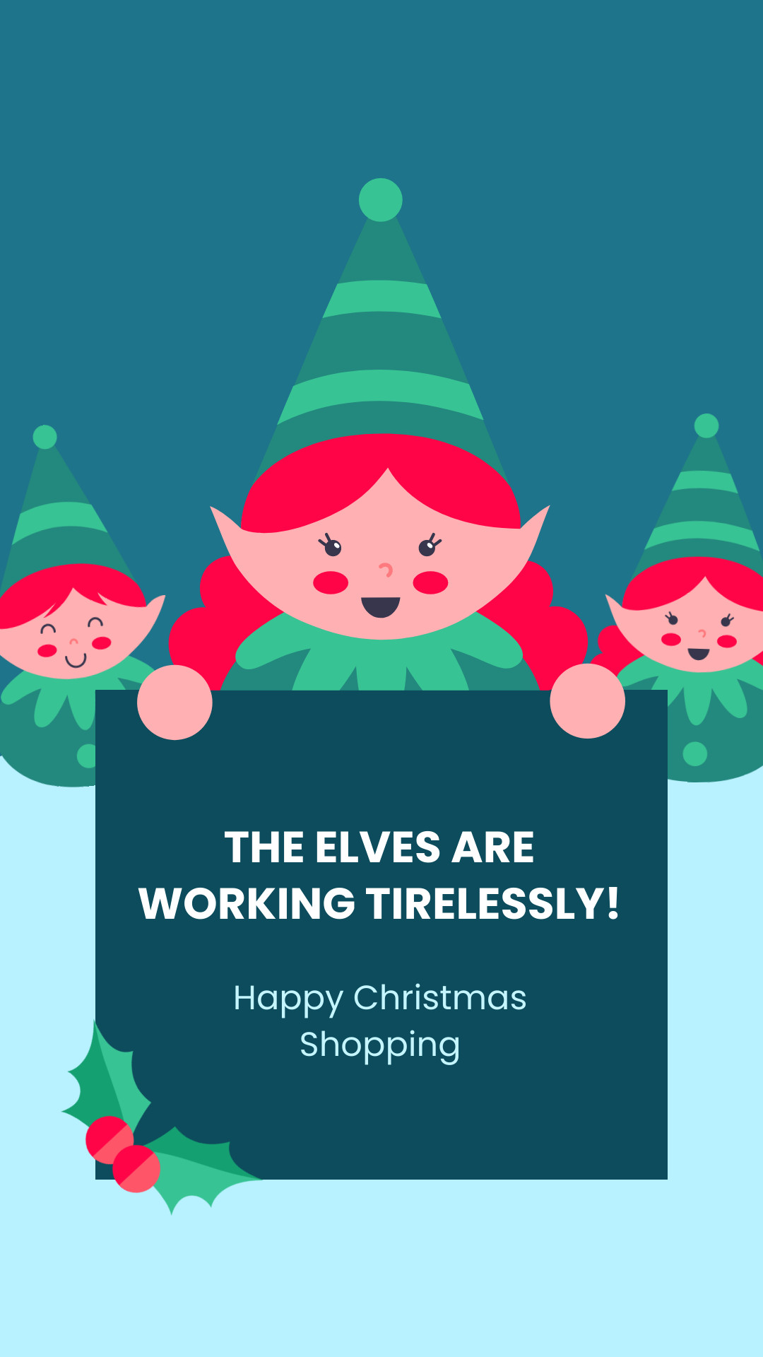 Christmas Elves Shopping