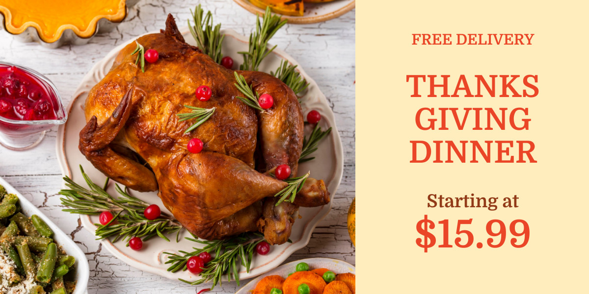 Thanksgiving Dinner Free Delivery Inline Rectangle 300x250