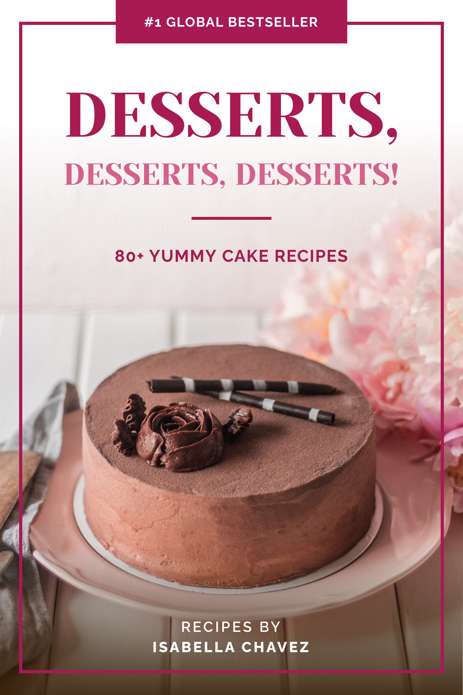 Desserts Desserts Best Seller – Book Cover Template 1600x2400 template