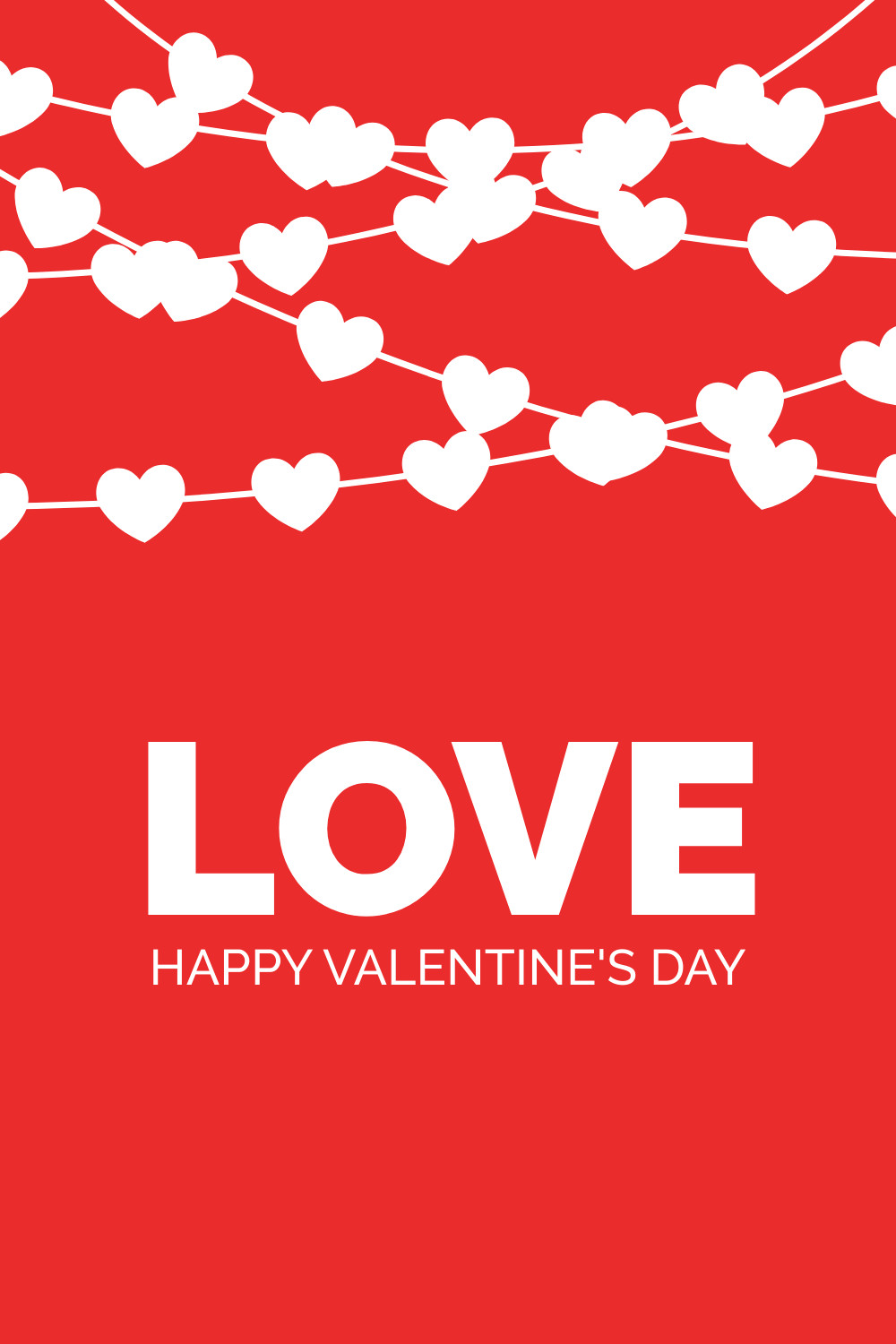 Love Happy Valentine's Day Facebook Cover 820x360