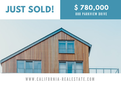Just Sold California Estate – Card Template 420x298 template