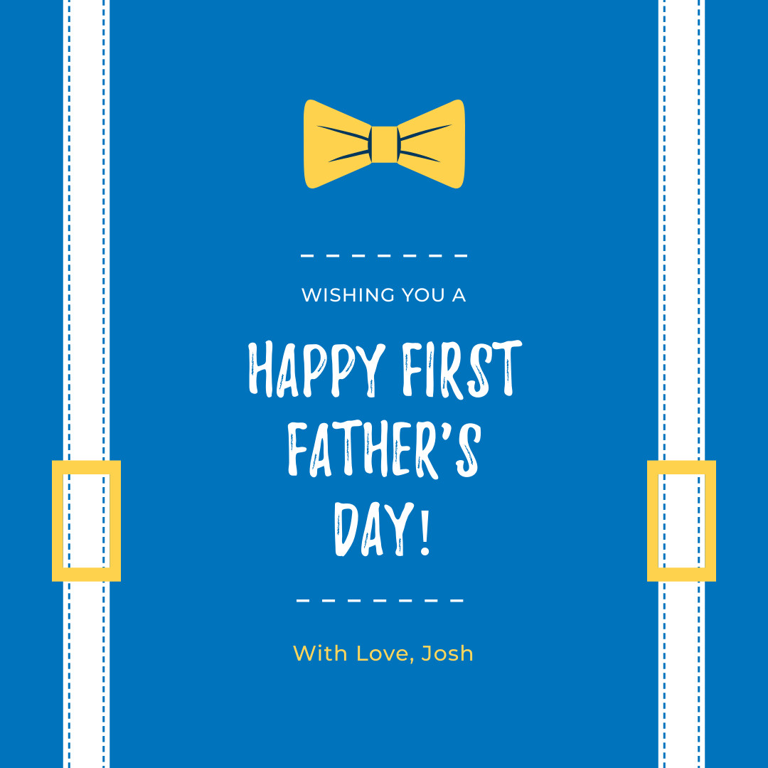 Happy Father's Day Ad Template