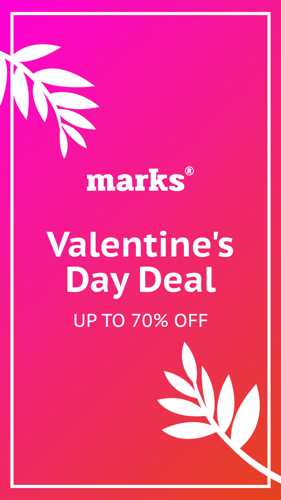 Magenta Valentine's Day Deal