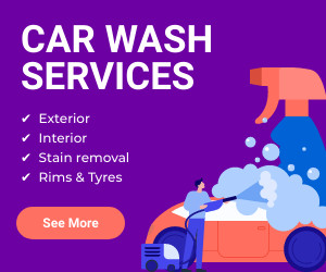 Full Car Wash Service Package Inline Rectangle 300x250
