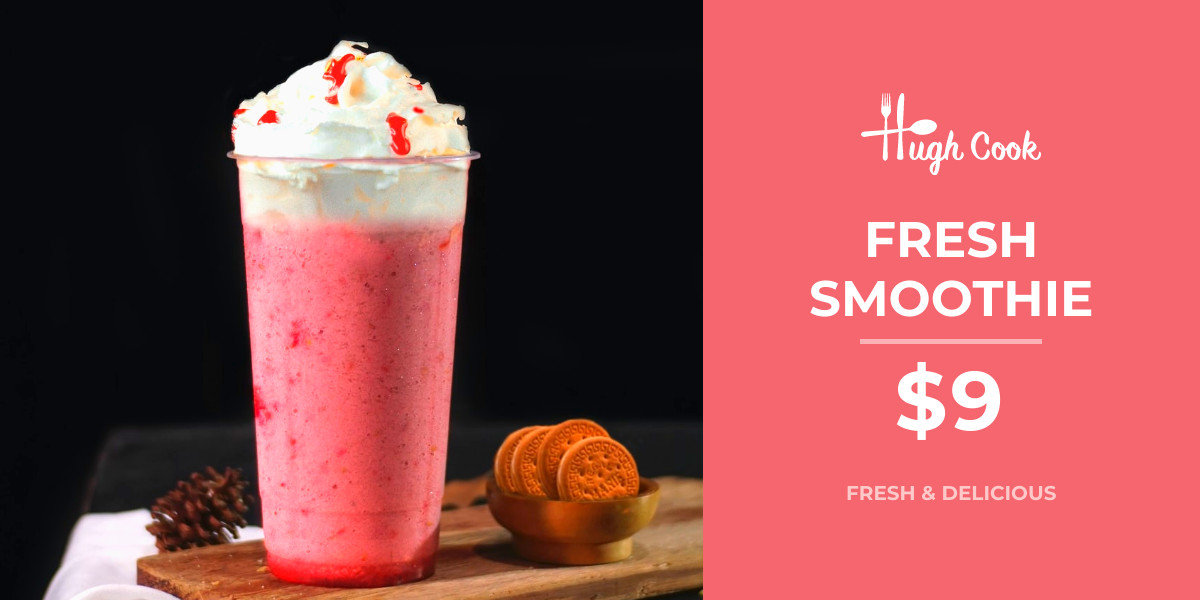 Fresh Strawberry Smoothie Deal