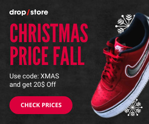Christmas Footwear Promotional Price Template Inline Rectangle 300x250