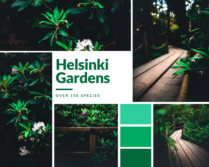 Helsinki Gardens – Photo Collage Template 709x567 template preview