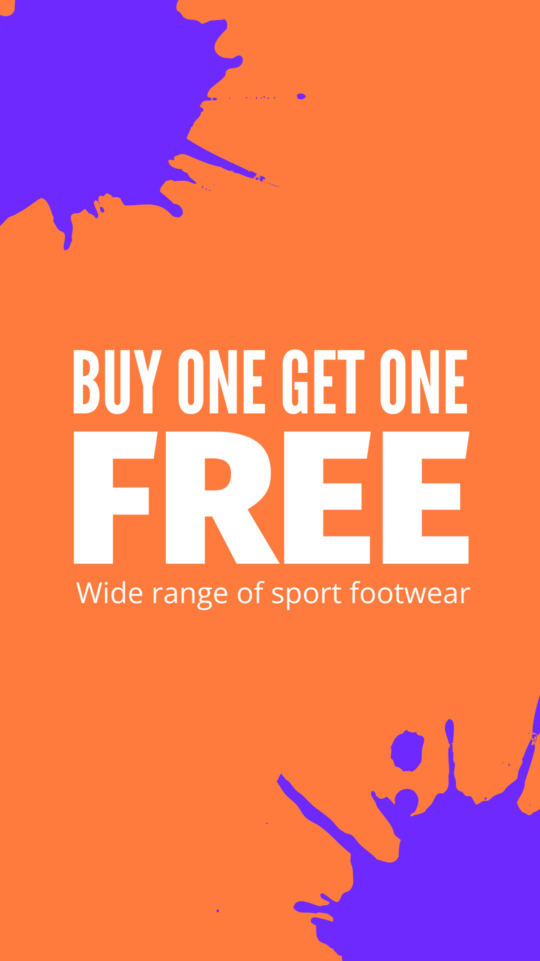 Wide Range Sport Footwear BOGO 