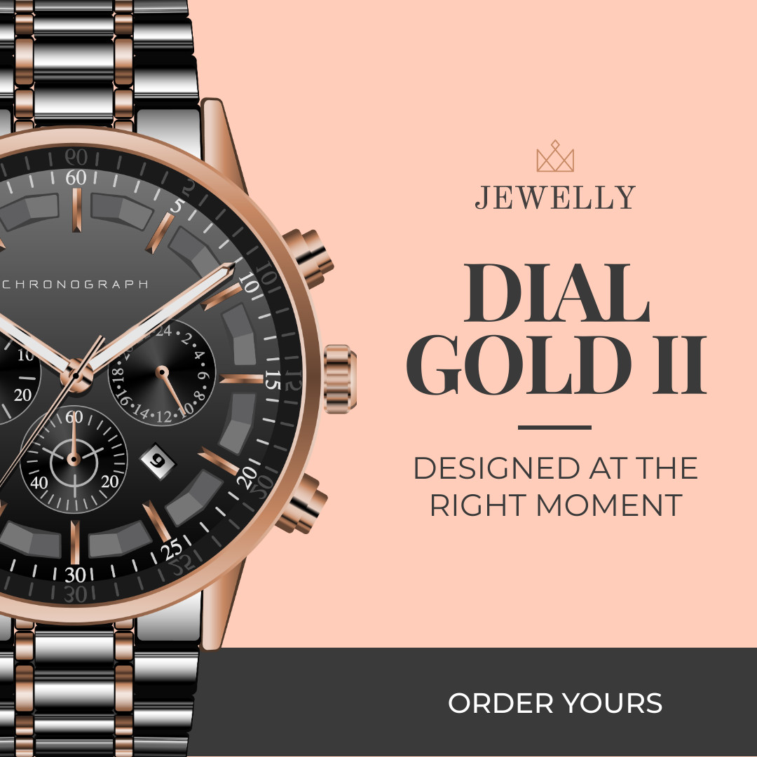 Dial Gold Elegant Watch