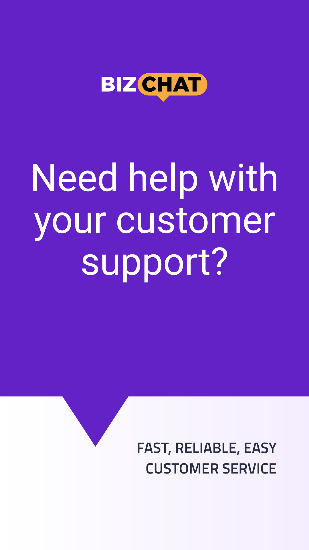 BizChat Need Customer Support