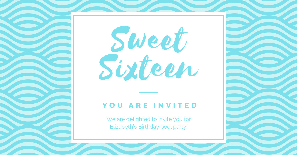 Birthday party invitation