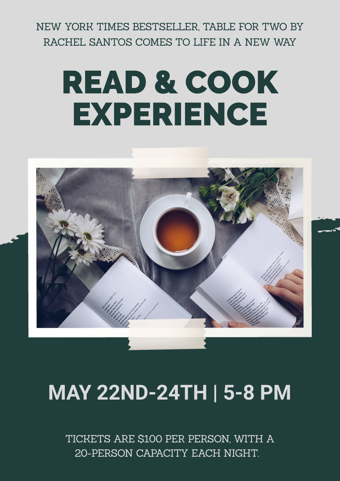 Read and Cook – Poster Template 1191x1684