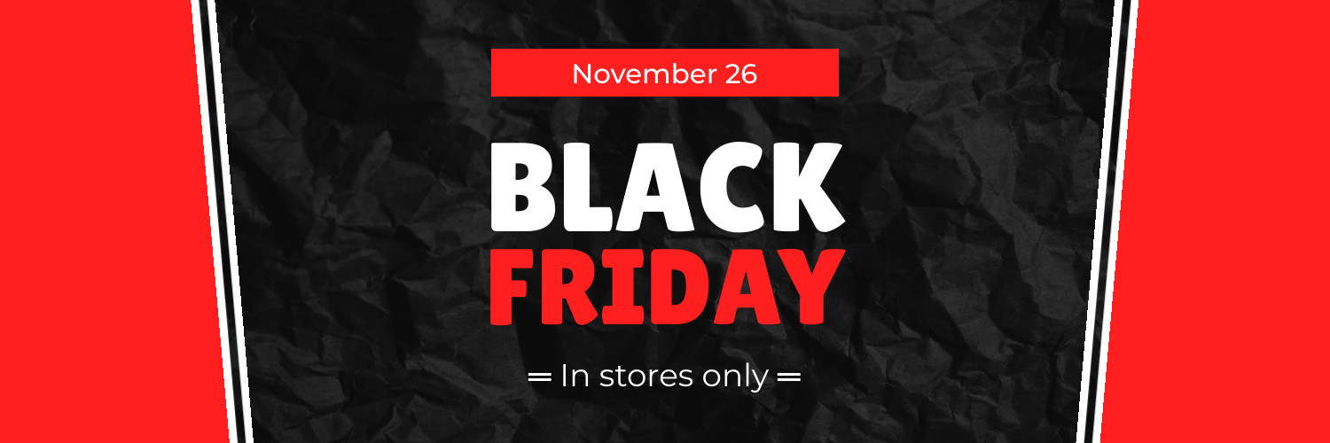 Black Friday In Red Stores Only