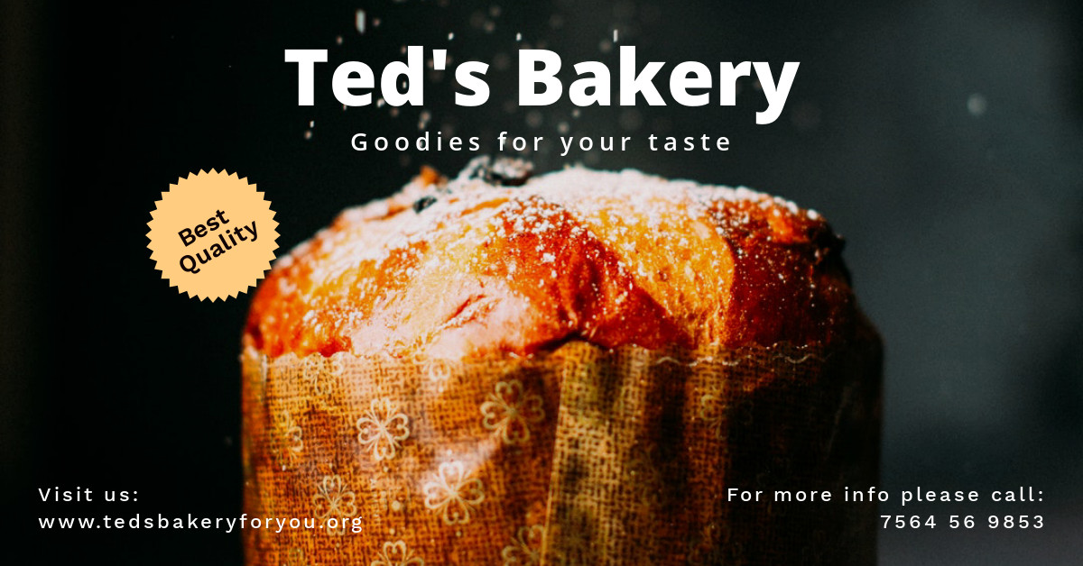 Bread and bakery Facebook Sponsored Message 1200x628