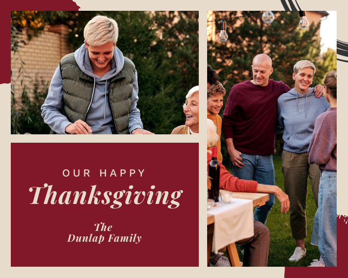 Dunlap Family Thanksgiving Photo Collage 709x567 template
