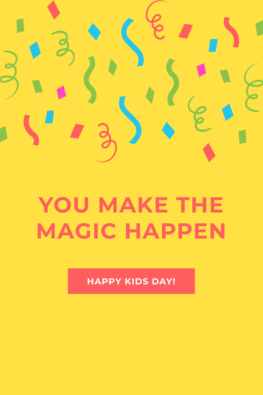 Kids You Make The Magic Happen Facebook Cover 820x360