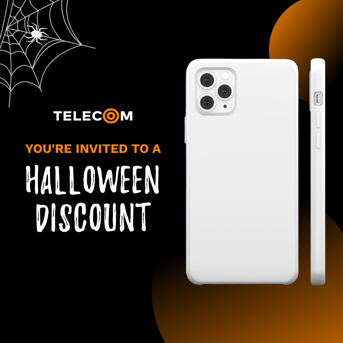 iPhone Halloween Discount  Inline Rectangle 300x250