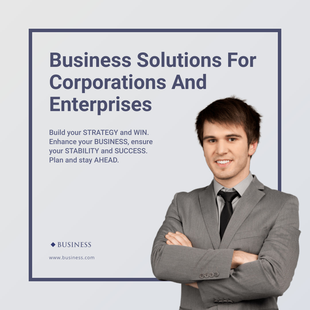 Business Solutions Ad Template