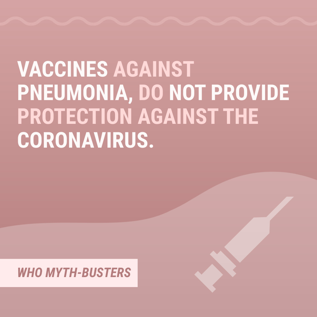 Myth COVID-19 Vaccines Pneumonia Instagram Post 1080x1080