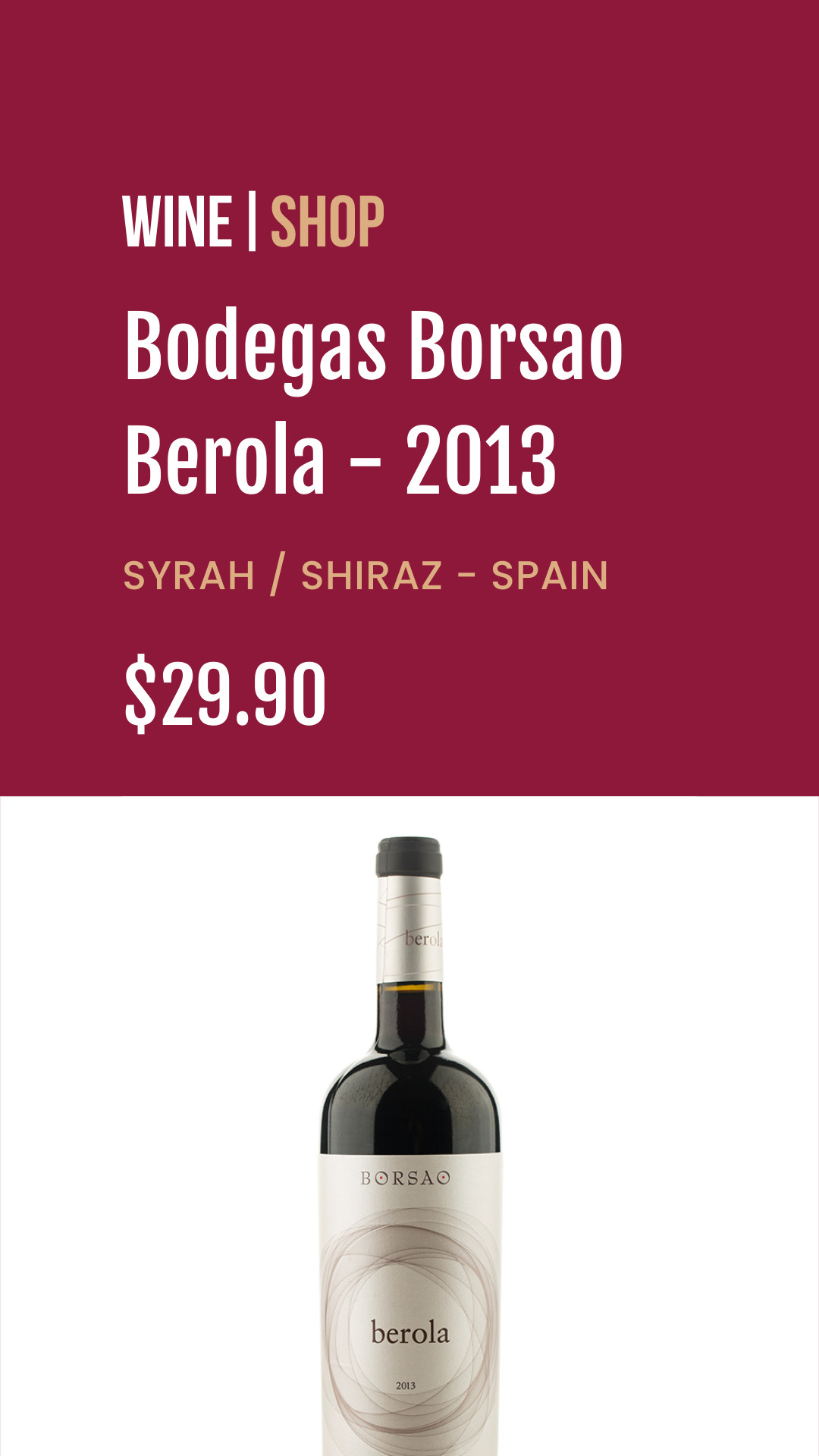 Bodegas Borsao Wine Shop