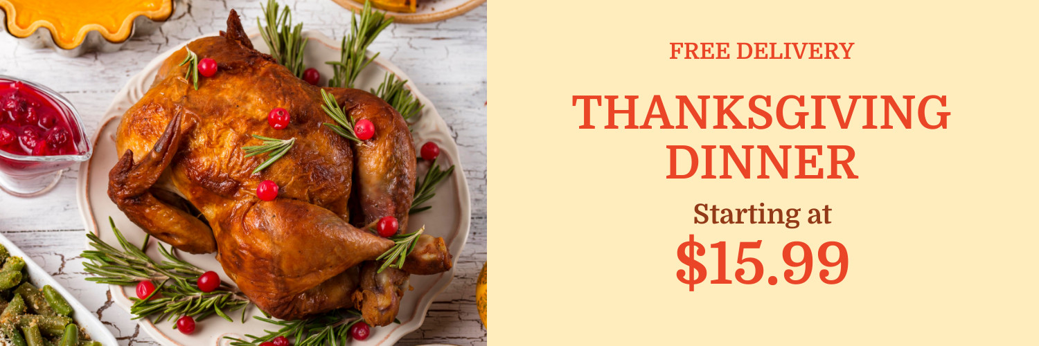 Thanksgiving Dinner Free Delivery