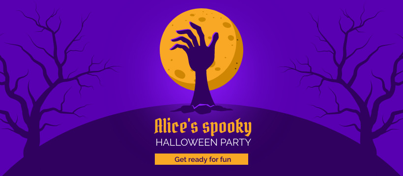 Halloween Party Ad Template