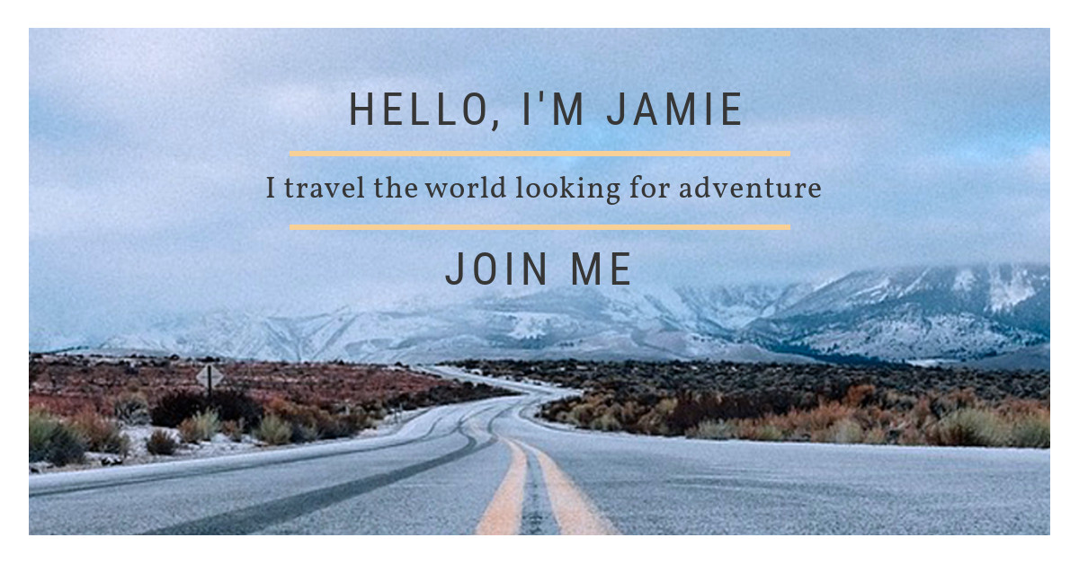 Travel and Adventure Facebook Sponsored Message 1200x628