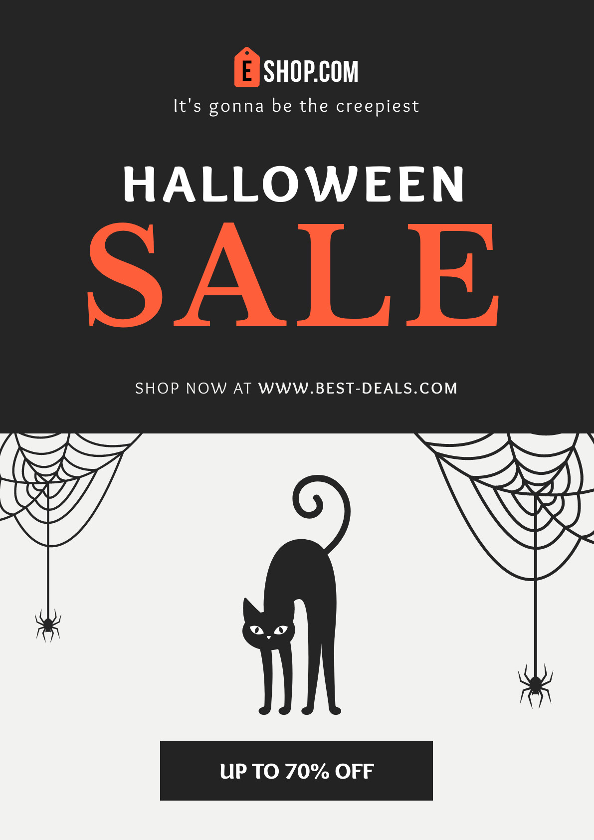 Creepiest Halloween Sale Poster