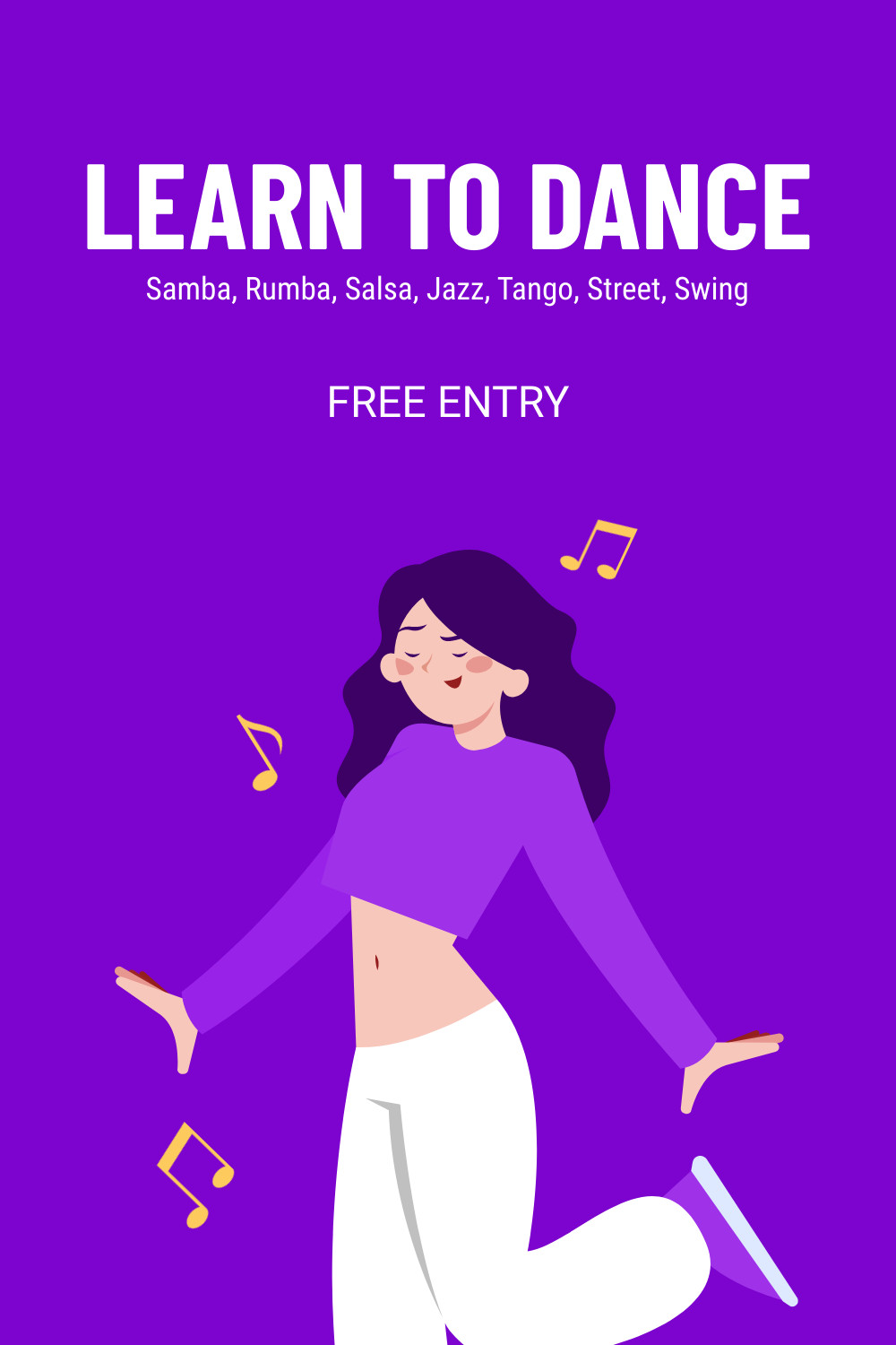 Learn to Dance with Free Entry